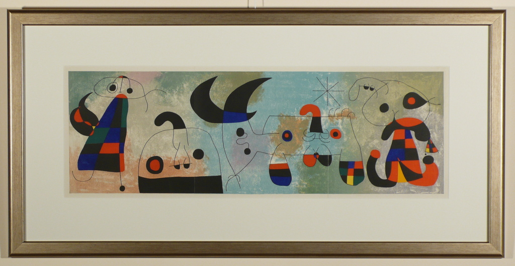 Joan Miro, Originele kleurenlitho verkocht voor € 540!