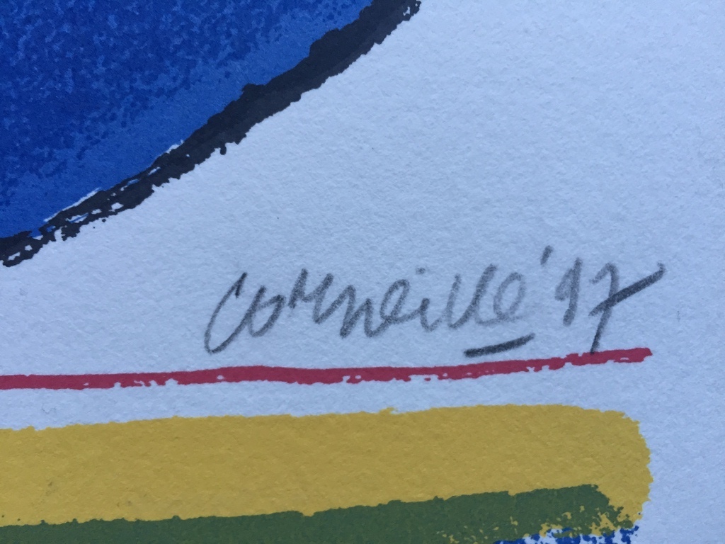 CORNEILLE 1997 E.A. zeefdruk/litho  Kerst / oud & nieuw kaart 1997/1998 kopen? Bied vanaf 40!