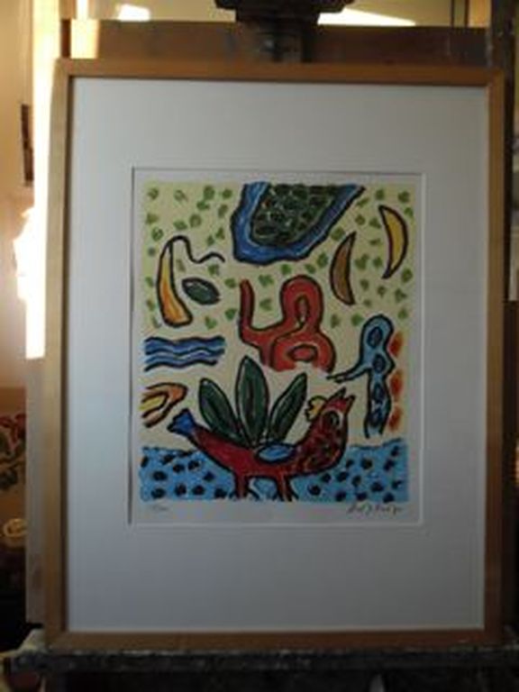 Keimpe Kootstra, Zeefdruk, Tuinen van geluk verkocht voor € 60!