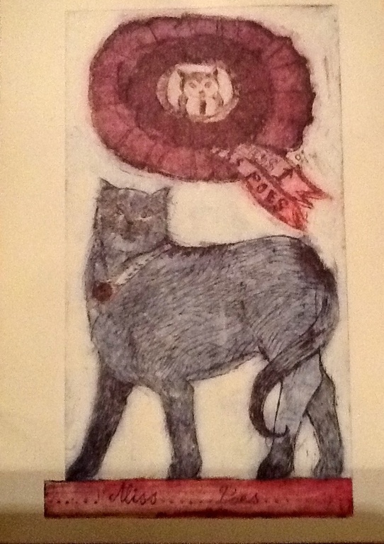 Karin Campfens, offsetlitho katten serie 1992 verkocht voor € 36!