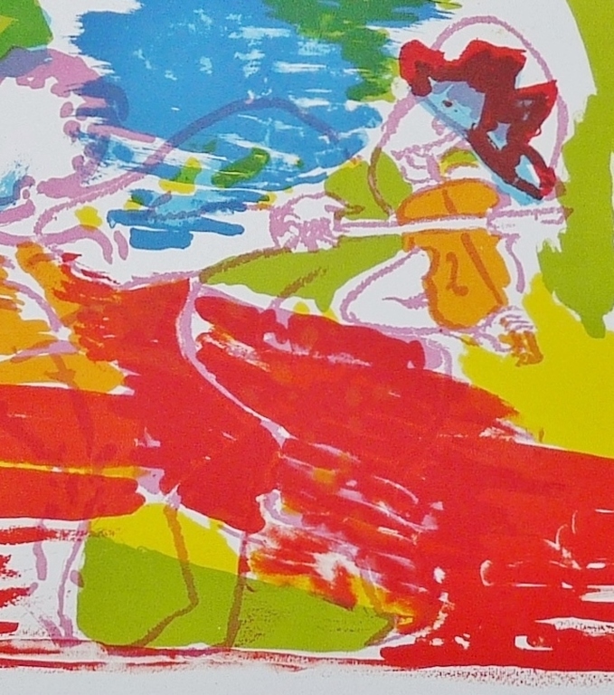 Pieter Defesche, kleurenlitho, zonder titel, 1998, oplage 100 stuks  kopen? Bied vanaf 50!