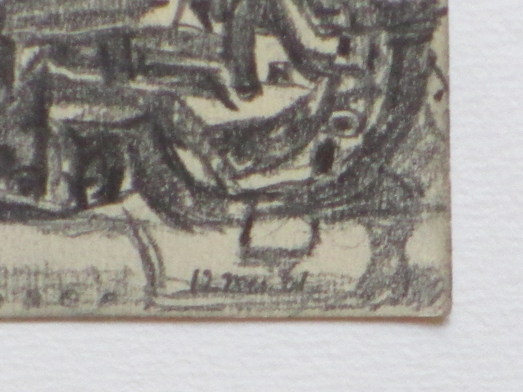 Anoniem, Constructiewerkzaamheden, Tekening 1961 kopen? Bied vanaf 1!