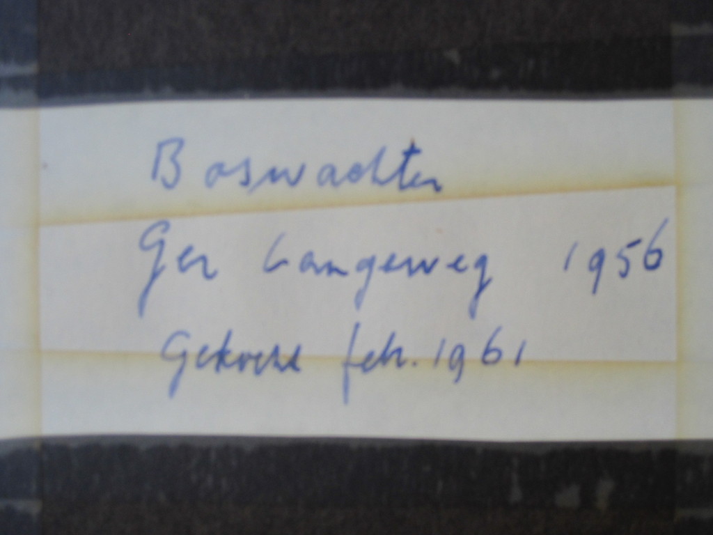 Ger Langeweg 1891-1970 aquarel "Man en uil " gesigneerd 1950  kopen? Bied vanaf 1!