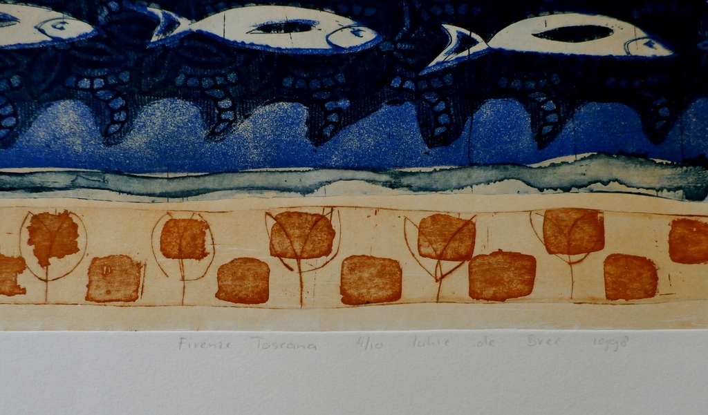 Lukie de Bree - ets: Firenze Toscane - 1998 kopen? Bied vanaf 45!