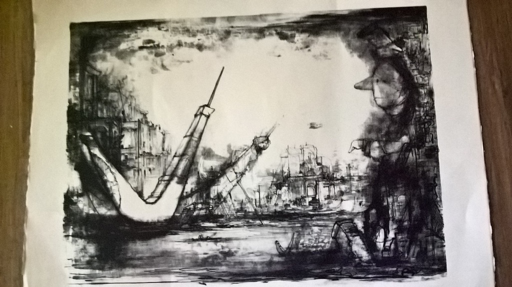 Dirkje Kuik, Litho, Casanova schrijft memoires verkocht voor € 55!