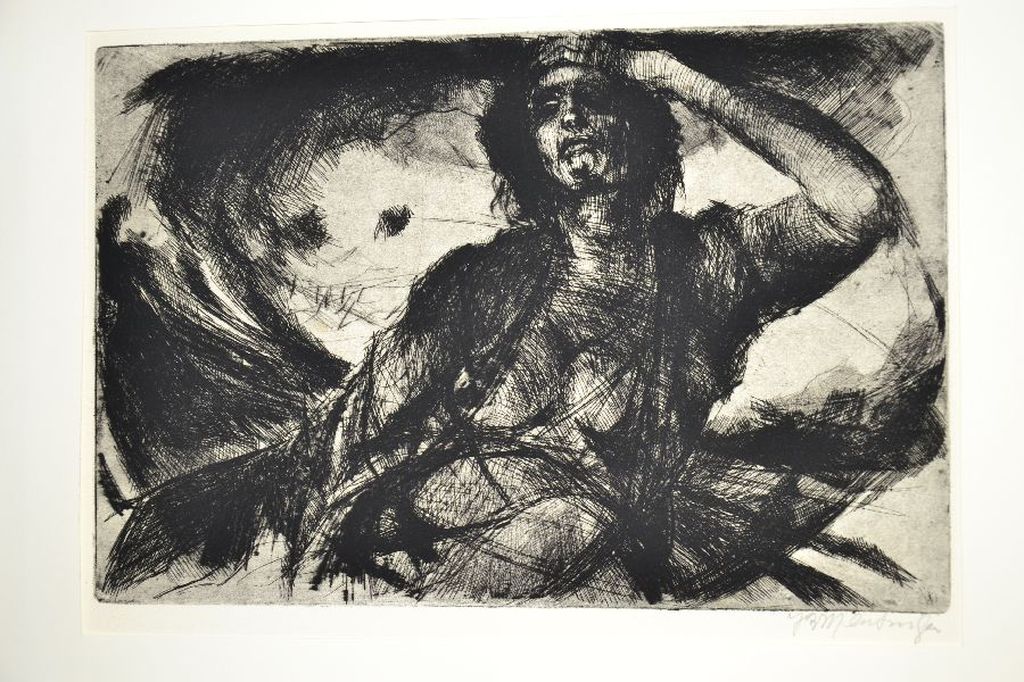 Jan Mensinga: Ets. Le Crepuscule du matin verkocht voor € 50!