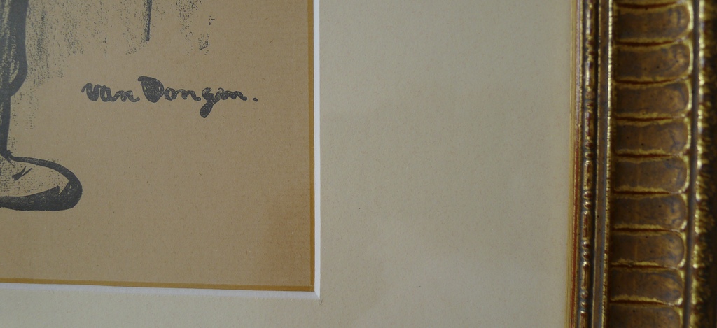 Kees van Dongen, fraai ingelijste Lithografie uit L'Assiette au Beurre, 1901 kopen? Bied vanaf 125!