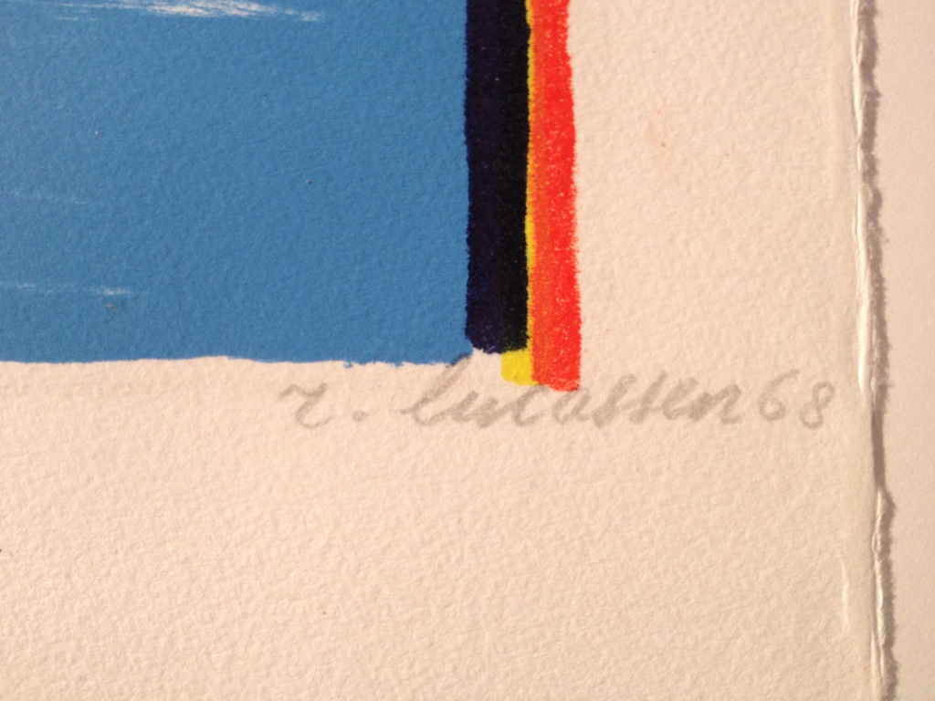 Reinier Lucassen, litho in kleuren, "De Hoed van Archie Shepp", 1968 kopen? Bied vanaf 75!