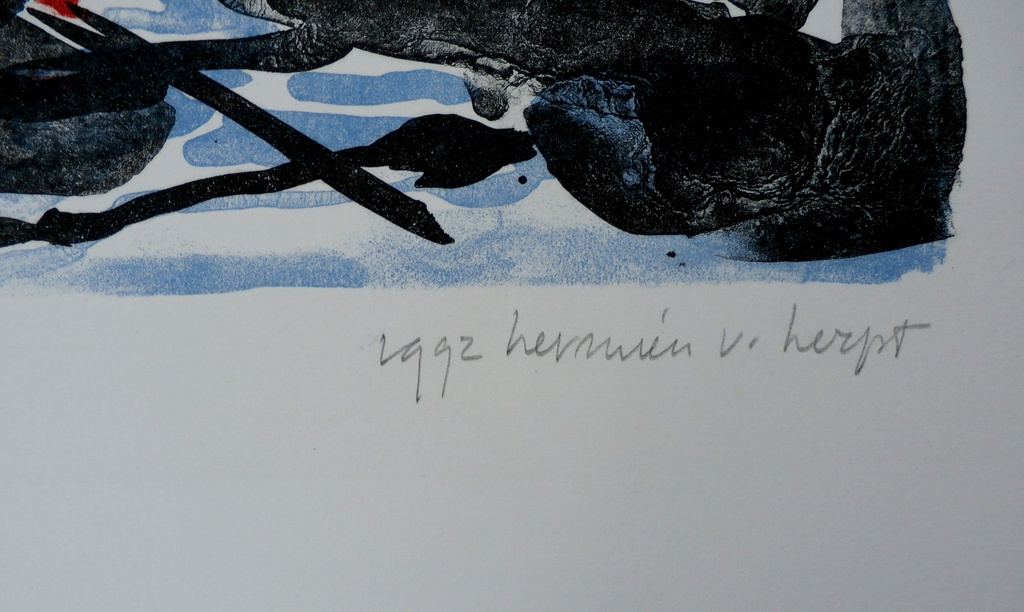 Hermien van Herpt - Litho: geen Laocoön voor mij - 1992 kopen? Bied vanaf 35!
