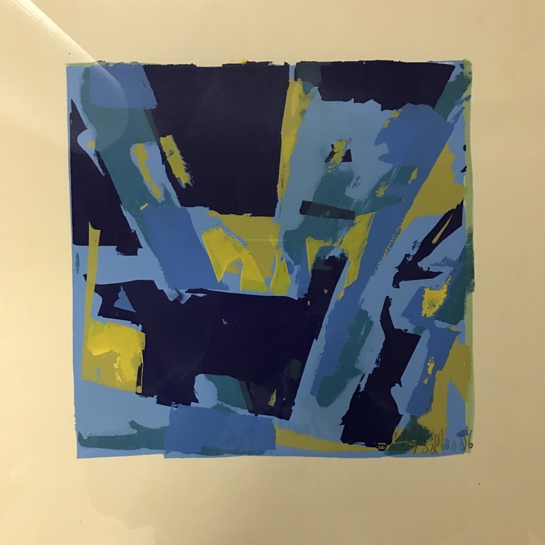 Theodore Plas zeefdruk/litho  1986 kopen? Bied vanaf 1!