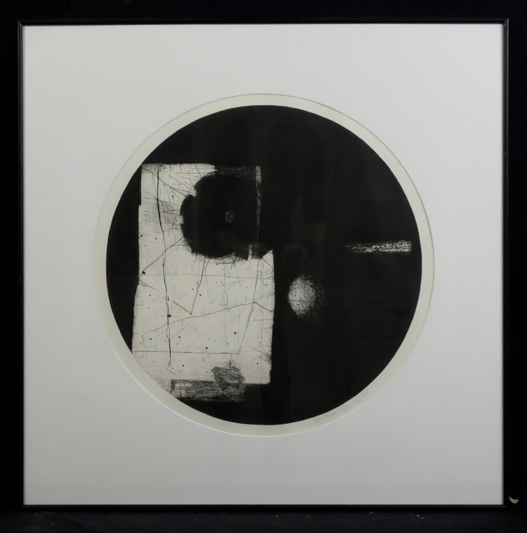 Guillaume le Roy: Ets, Zonder titel - Ingelijst kopen? Bied vanaf 150!