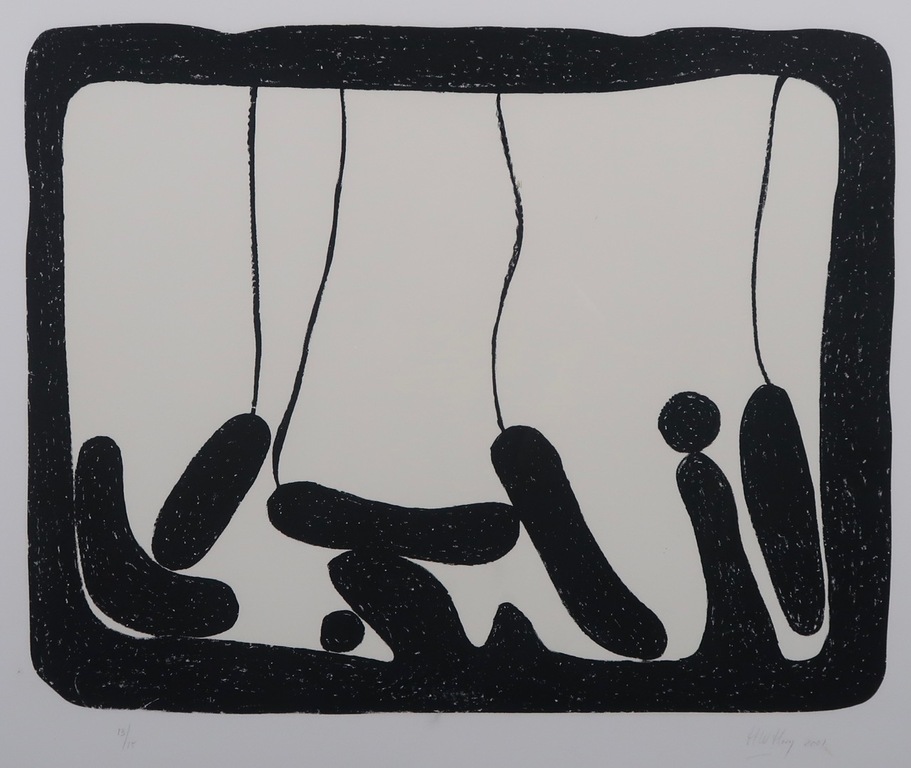 Hans Hovy: Litho, Sloppy sausages - Ingelijst kopen? Bied vanaf 20!