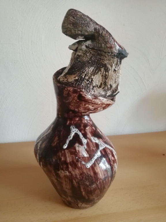 antieke keramiek vaas - Brussels keramiek - periode circa 1930 - Brussel Belgie kopen? Bied vanaf 30!