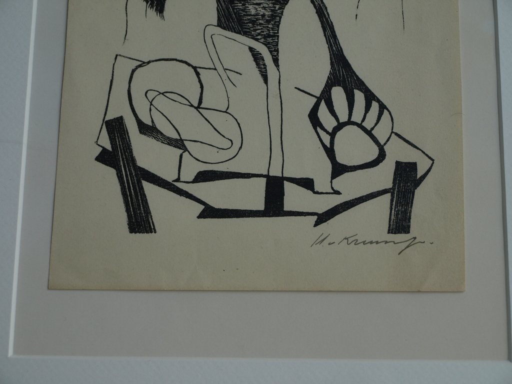 Harry van Kruiningen : Litho , zonder titel – gesigneerd & ingelijst  kopen? Bied vanaf 1!
