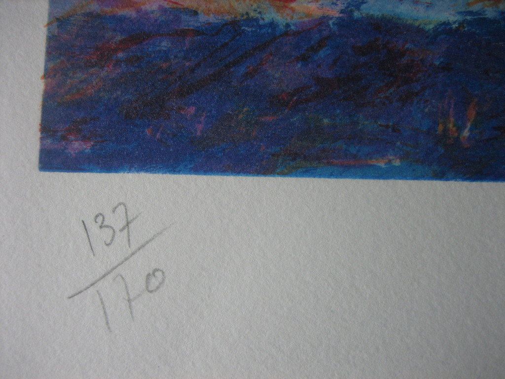 Jean Fernand - Paysage - Lithografie - Handgesigneerd - Opl. 170+180 ex. - 1999 kopen? Bied vanaf 1!