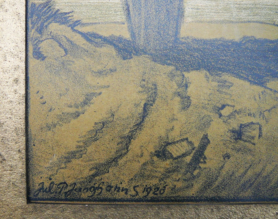 Paul Junghanns: Boer op paardenkar -lithografie 1920- kopen? Bied vanaf 60!