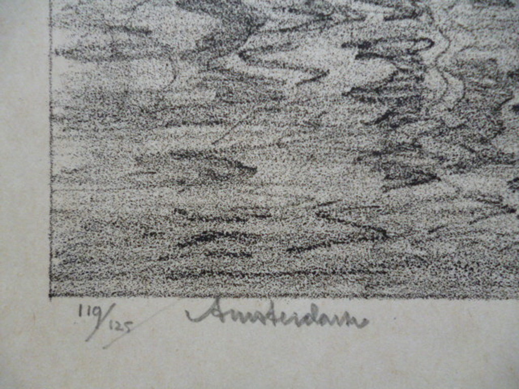 H.E.Roodenburg - litho - Heerengracht/Leidschegracht, Amsterdam kopen? Bied vanaf 70!