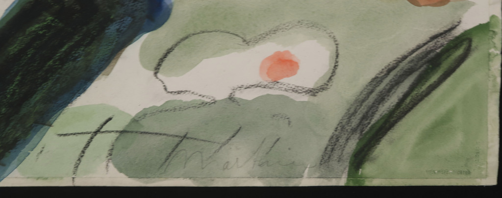 Anton Martineau: Aquarel en Krijt, Z.T. kopen? Bied vanaf 120!