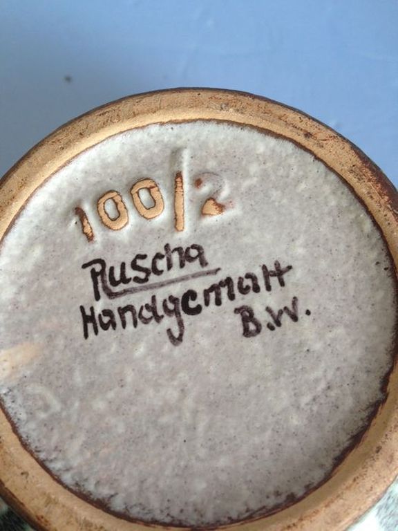 Ruscha cachepot decor 'Zebra'  100/2  - 1950's kopen? Bied vanaf 9!