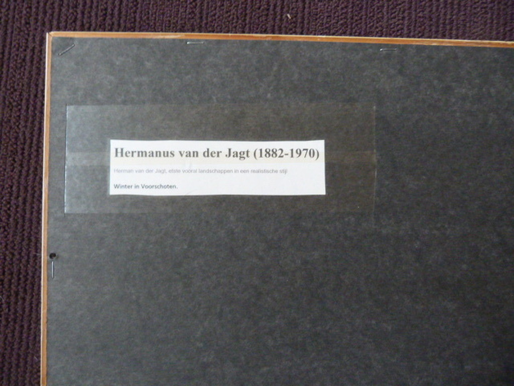 H. van der Jagt - Winter in Voorschoten kopen? Bied vanaf 60!