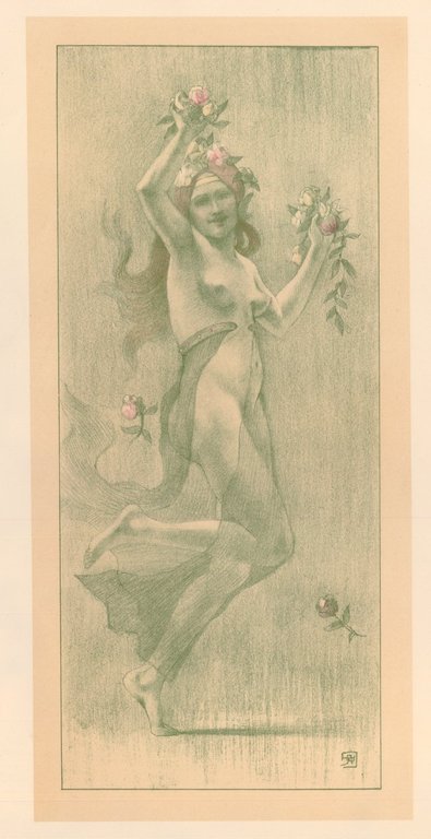 Armand Rassenfosse, Danse, kleurenlitho 1897 kopen? Bied vanaf 65!