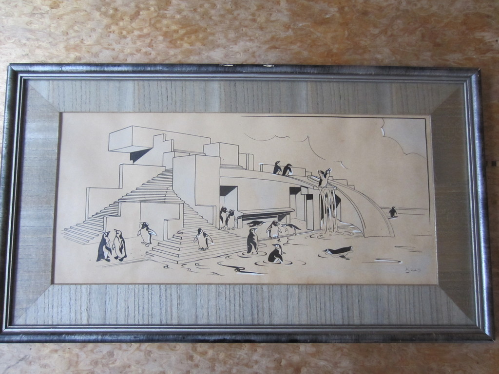 ARTIS UNIEKE TEKENING JAAP KAAS  verkocht voor € 250!