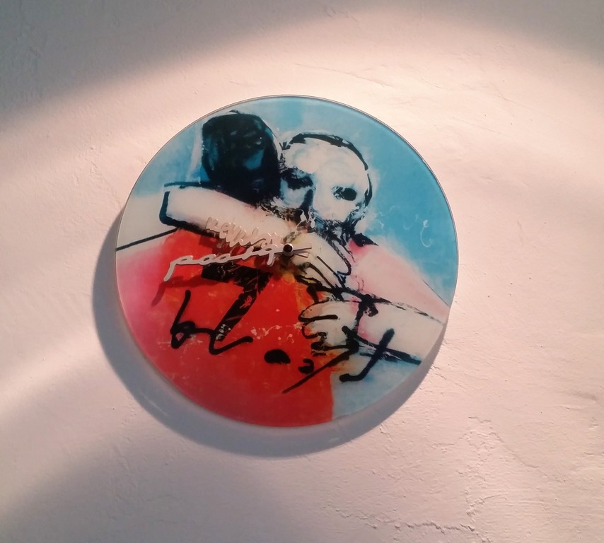 Herman Brood - glazen klok - ca 1990 verkocht voor € 35!