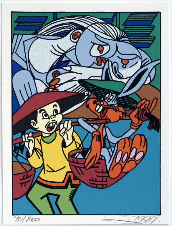 Erro: Zeefdruk, A travers...14 verkocht voor € 40!