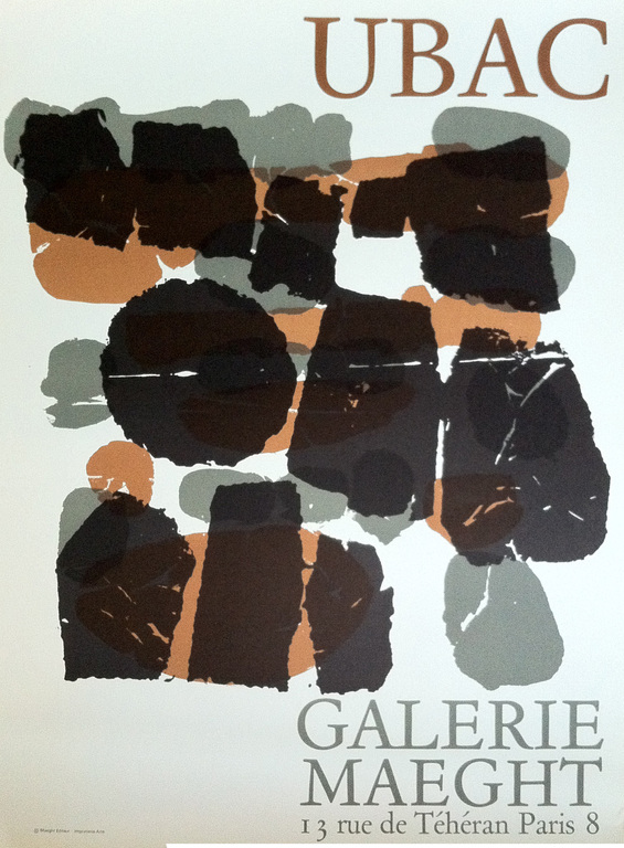 Ubac, Raoul: orgineel lithografisch affiche uit 1966 kopen? Bied vanaf 15!