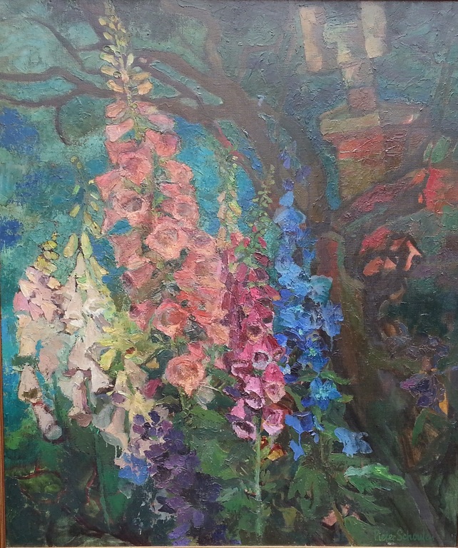 Pieter Schouten (1927), olie op doek (90x104), gesigneerd kopen? Bied vanaf 1!