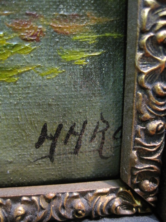 Henricus Rol (1906-1992) olieverf "landschap met bootje " gesigneerd ca 1940 kopen? Bied vanaf 1!