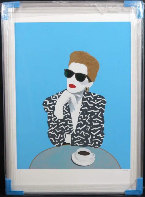 Razzia: Zeefdruk, Vrouw met zonnebril - Ingelijst (Groot) kopen? Bied vanaf 70!