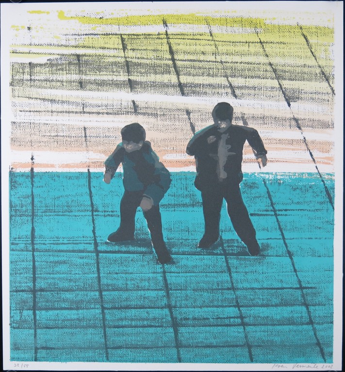 Koen Vermeulen: Zeefdruk, Zonder titel verkocht voor € 55!