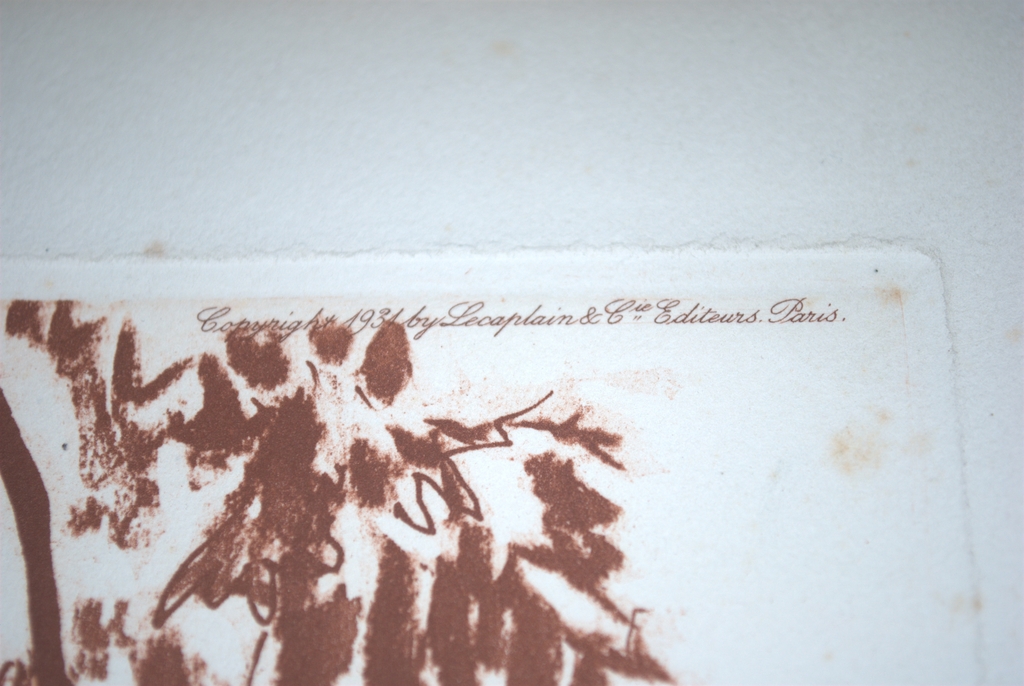 Muselez vos chiens - ets vernis-mou 1931- gesigneerd  kopen? Bied vanaf 35!