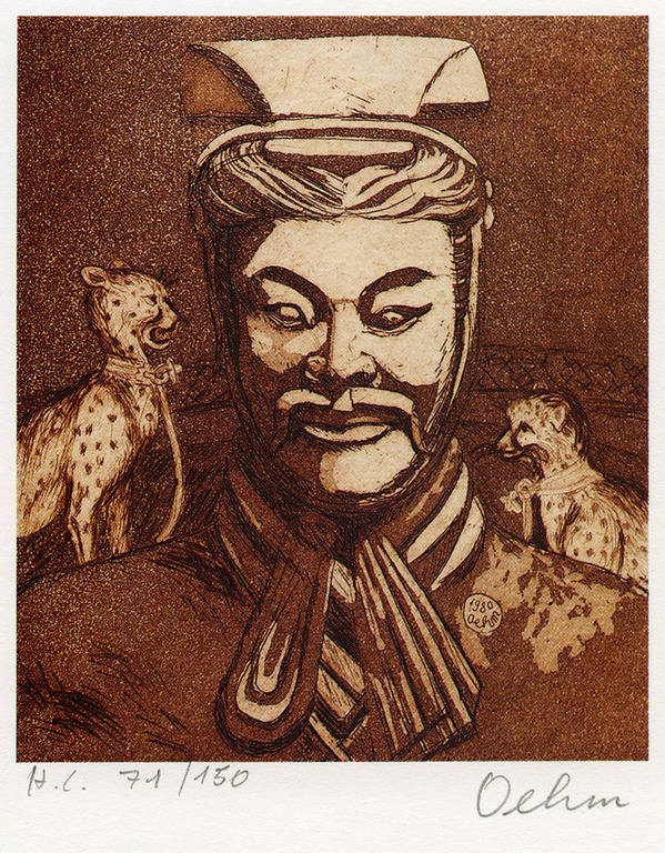 Gunda Oehm, ‘Portret’, originele litho, handgesigneerd, 1980 kopen? Bied vanaf 1!