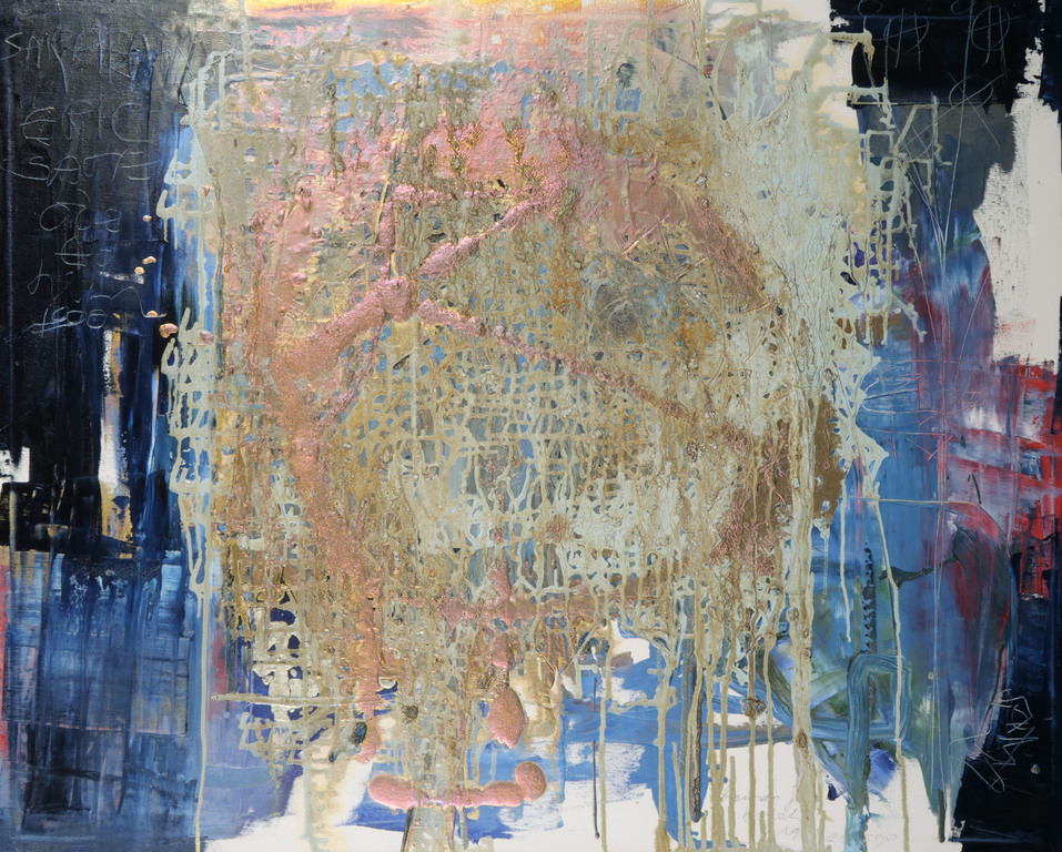 Herman Jan Bosch: Gemengde techniek op doek, Ode to Erik Satie kopen? Bied vanaf 50!