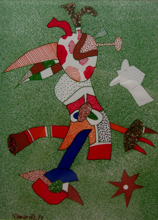 Otmar Alt (1940) - lithografie en preegdruk 1974 kopen? Bied vanaf 40!