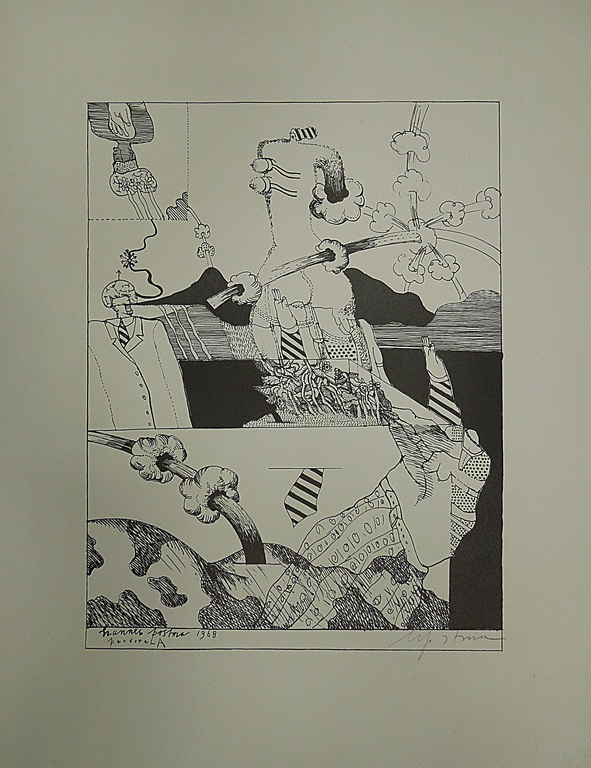 Hannes Postma - Pandora A - handsignierte Original-Lithographie kopen? Bied vanaf 30!
