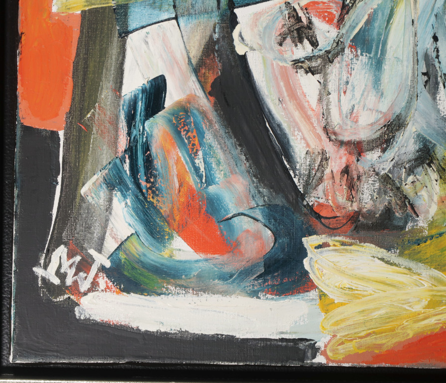 Martin van Wordragen: Olieverf op doek, Geleerde met proefbuis - Ingelijst kopen? Bied vanaf 350!