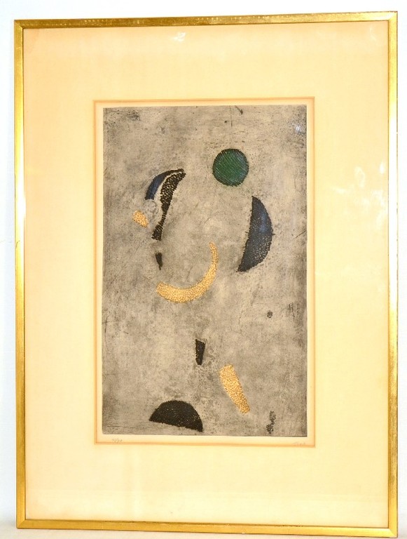 Arthur Luis Piza: Ets/Aquatint/Reliefdruk. Compositie kopen? Bied vanaf 150!