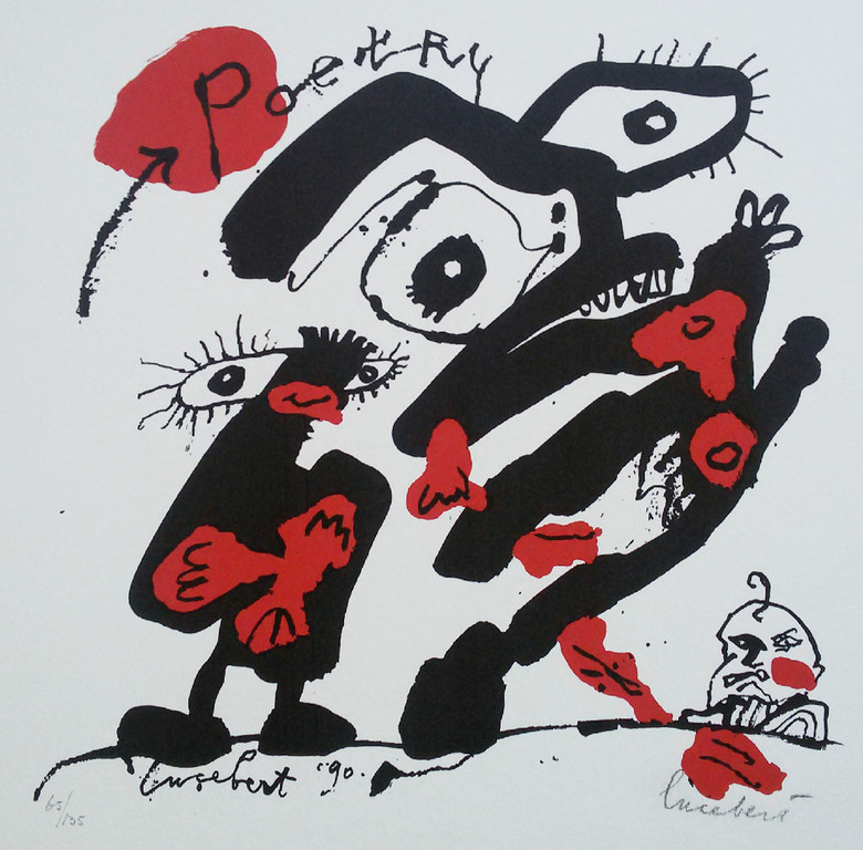 Lucebert - Lof van de schilders, zeefdruk kopen? Bied vanaf 175!