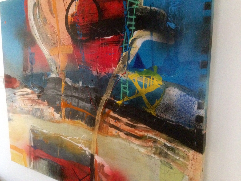 Uniek gezamenlijk schilderij , door theo koster en kantcho kanev . kopen? Bied vanaf 1!