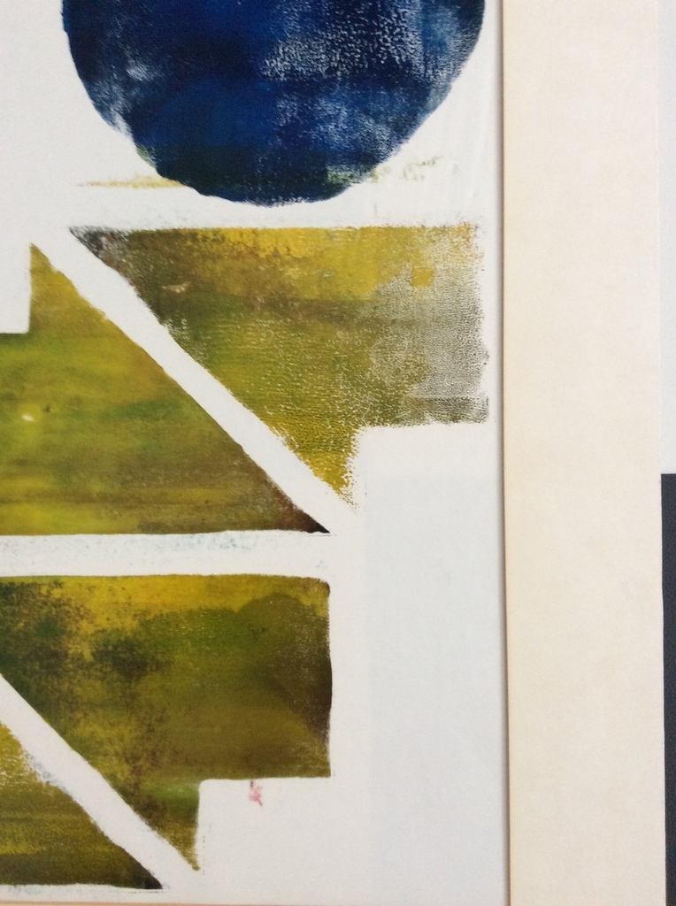Abstract Groen en Blauw kopen? Bied vanaf 1!
