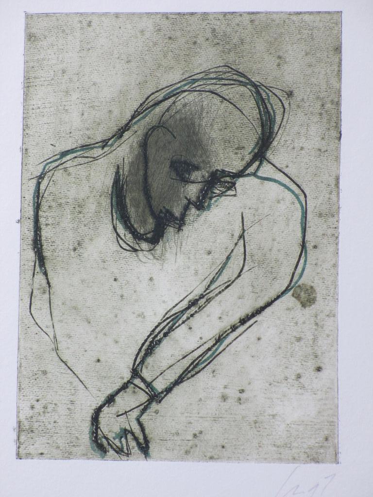 Krin Rinsema, Zittende figuur, Ets kopen? Bied vanaf 45!