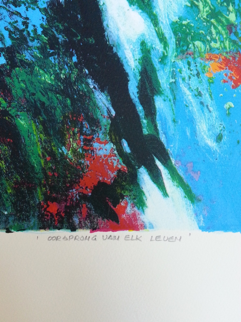 Mattie Schilders ,zeefdruk , titel  kopen? Bied vanaf 40!