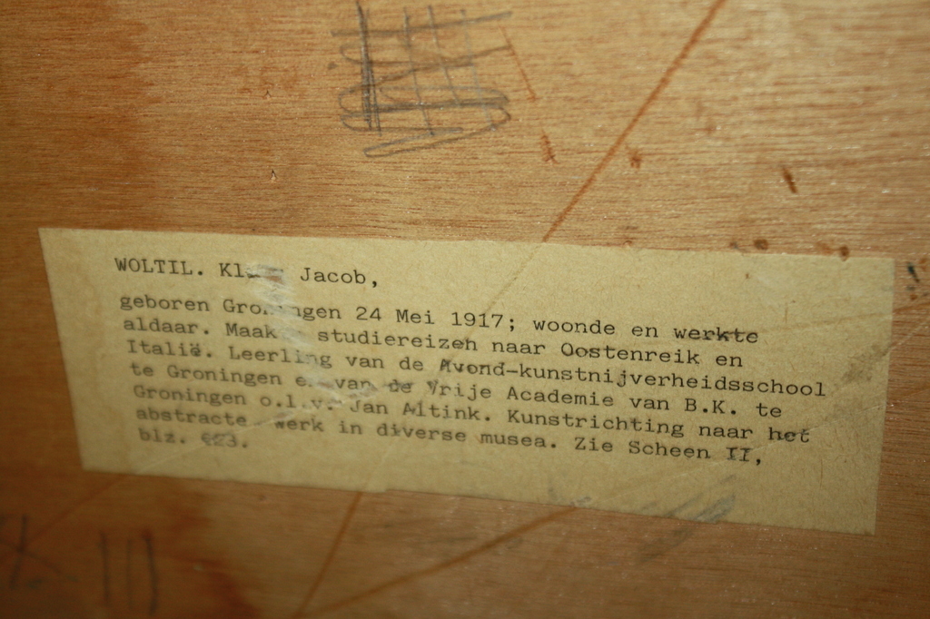 JACOB WOLTIL  - GRONINGEN 1914  - ABSTRACT kopen? Bied vanaf 1!