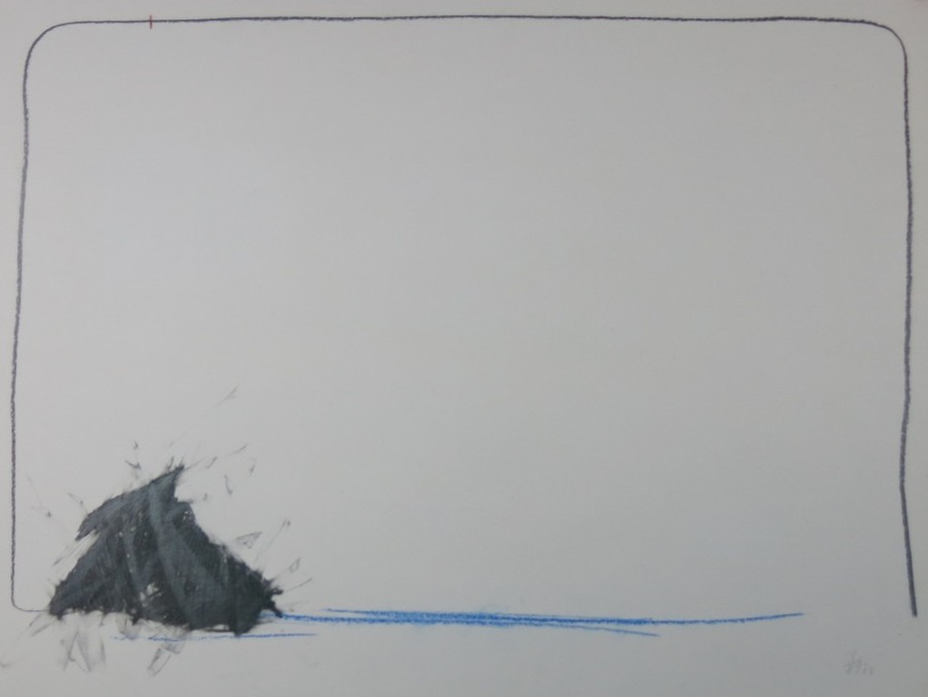 Ruud Dijkers: Krijttekening, Zonder titel kopen? Bied vanaf 1!