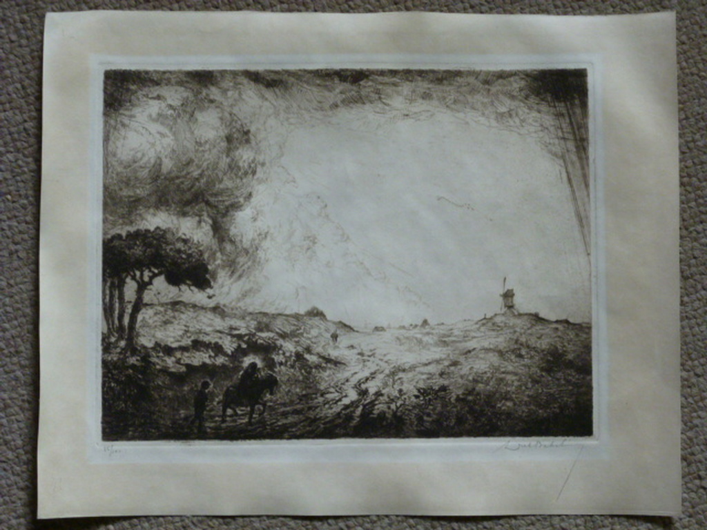 Dirk Baksteen - ets - Grote Vlucht uit Egypte kopen? Bied vanaf 100!