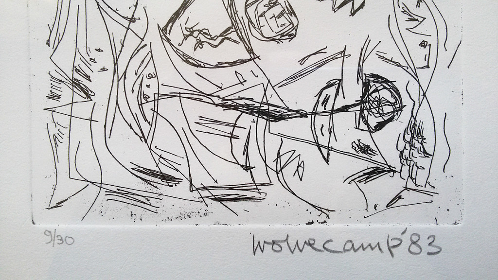 Laatste keer: Theo Wolvecamp - Abstract, droge naald ets (mooi ingelijst) kopen? Bied vanaf 200!