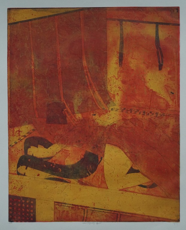 Mark Visione - gesigneerde ets - aware verkocht voor € 35!